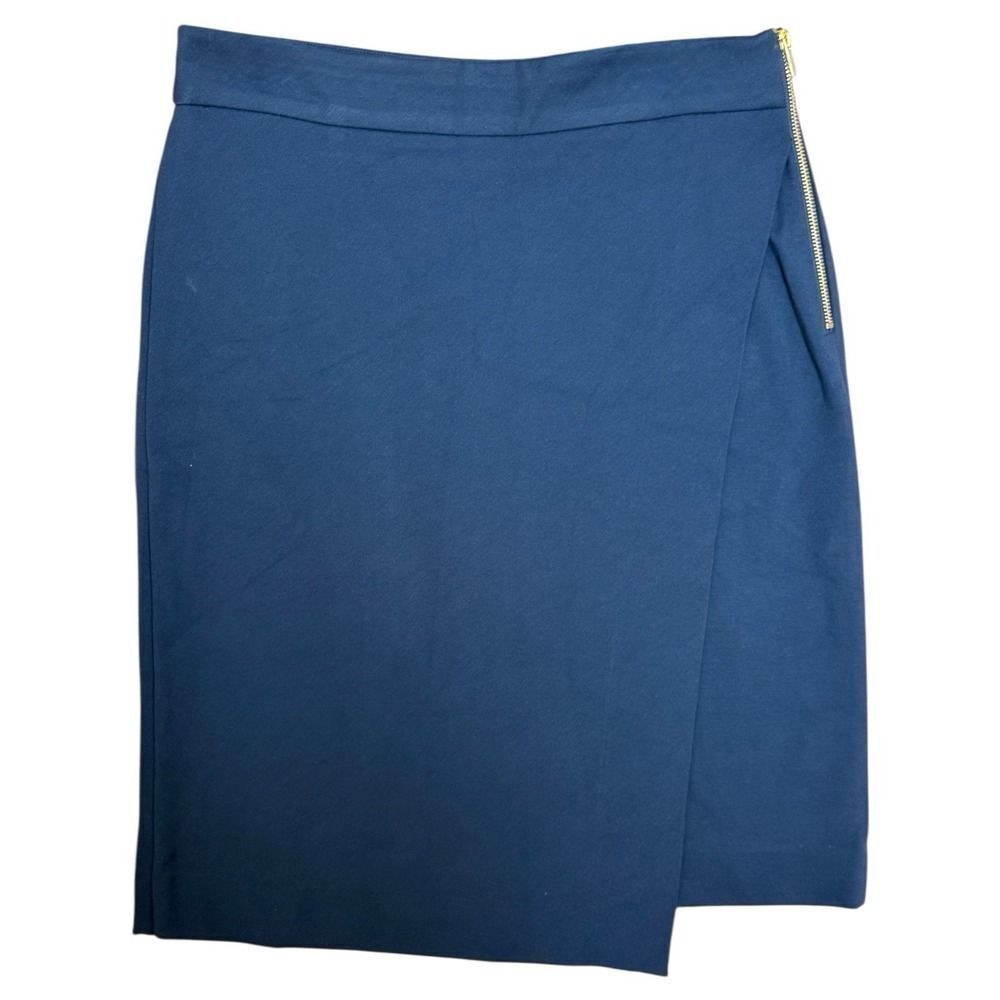 Premise Womens Teal Blue Pencil Skirt With Side Zipper. Career Skirt. Sz 8